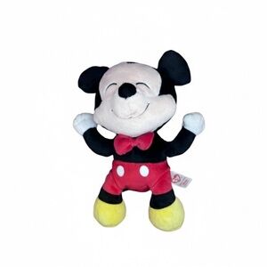 🤩TY Disney Mickey Mouse Sleeping/Closed Eyes 8” Plush